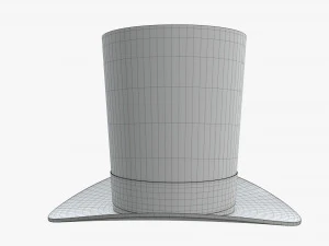 magician cylinder hat 3D Model