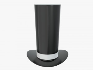 magician cylinder hat tall 3Dモデル