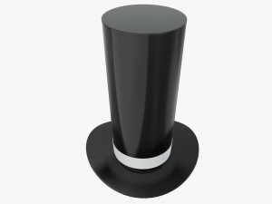 magician cylinder hat tall 3Dモデル
