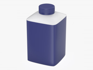 plastic food drink packaging kefir milk yogurt buttermilk Modelo 3D