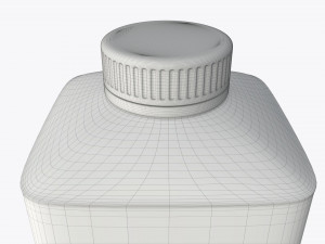 plastic food drink packaging kefir milk yogurt buttermilk Modèle 3D