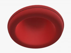 टोपी लाल गेंदबाज 3D मॉडल