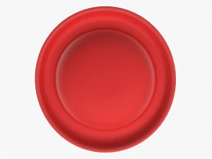 टोपी लाल गेंदबाज 3D मॉडल