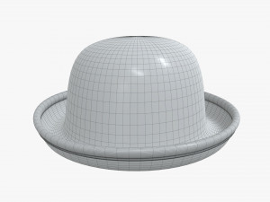 hat red bowler 3D Model