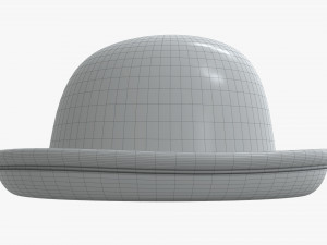 hat red bowler 3D Model