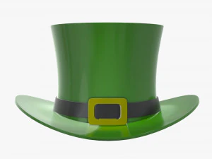 st patrick day green hat 3D Model