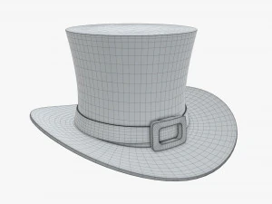 st patrick day green hat 3D Model