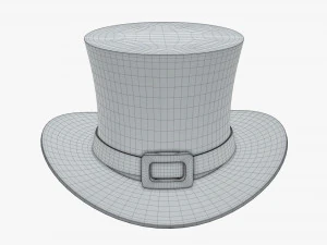 st patrick day green hat 3D Model