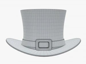 st patrick day green hat 3D Model