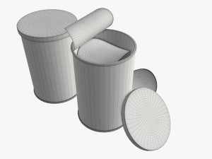 cardboard tube packaging for potato chips 3D Модель