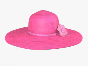 summer floppy woman hat 01 Modelo 3D