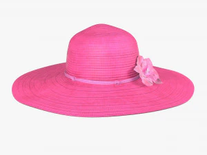 letni miękki kapelusz damski 01 Model 3D