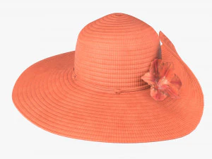 sombrero de mujer flexible de verano 02 Modelo 3D