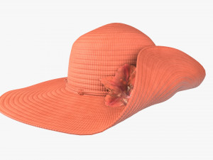 summer floppy woman hat 02 3Dモデル