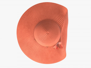 summer floppy woman hat 02 3Dモデル