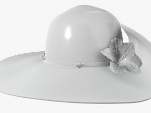 summer floppy woman hat 02 3Dモデル