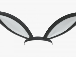headband with bunny ears 01 3D-Modell
