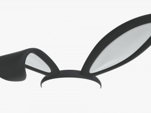 headband with bunny ears 02 3D Model