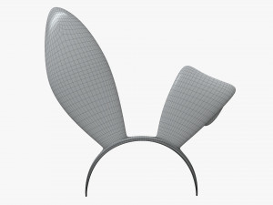 headband with bunny ears 02 3D Model