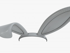 headband with bunny ears 02 3D Model