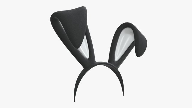 headband with bunny ears 03 Modèle 3D .c4d .max .obj .3ds .fbx .stl .blend 