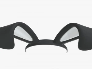 headband with bunny ears 03 3D Model