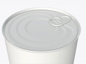 coffee tin metal can with opener Modelo 3D