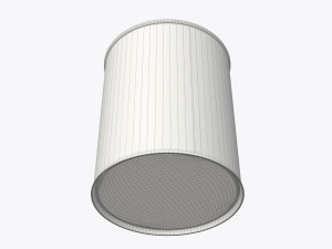coffee tin metal can with opener Modelo 3D