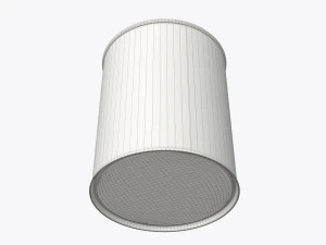 coffee tin metal can with opener 3D Model