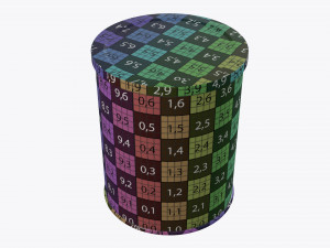 coffee tin metal can with opener Modelo 3D