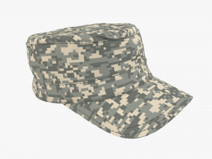 field military cap Modelo 3D