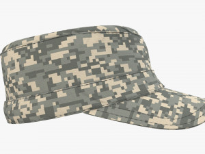 field military cap Modelo 3D