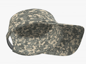 field military cap Modelo 3D