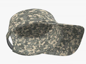 field military cap 3D Model