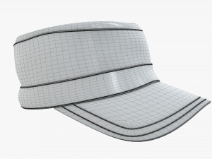 field military cap Modelo 3D