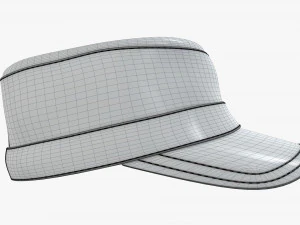 field military cap 3D Model