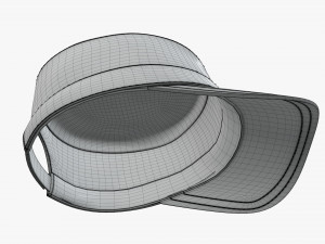 field military cap Modelo 3D
