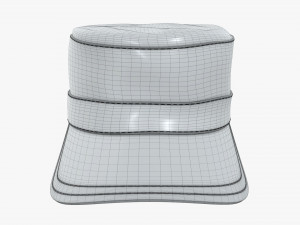 field military cap Modelo 3D