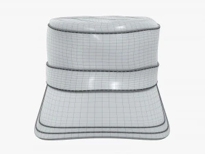 field military cap 3D Model