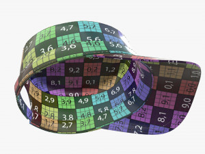field military cap Modelo 3D