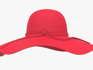 summer sun hat Model 3D