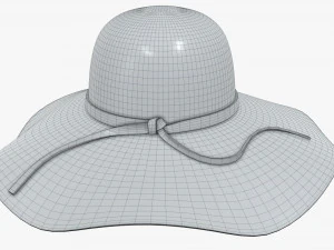 summer sun hat 3D Model
