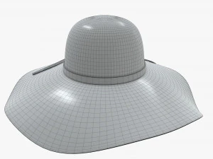 summer sun hat 3D Model