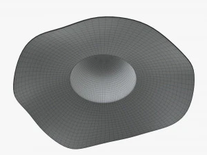 summer sun hat 3D Model