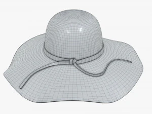 summer sun hat 3D Model