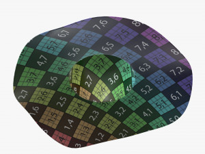 summer sun hat Model 3D