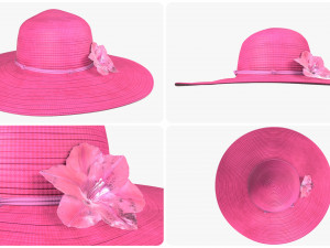 hats bowler men women top floppy summer jester magician cylinder military cap st patrick sun 3D 模型