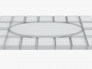 bar of brown chocolate 02 Modelo 3D