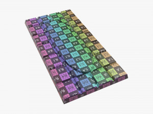 bar of brown chocolate 02 Modelo 3D