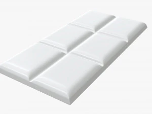 bar of brown chocolate 04 3D Model
